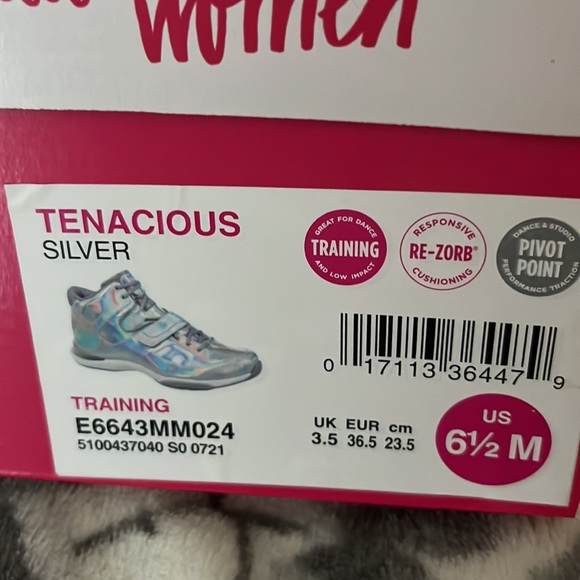 Ryka Women's Tenacious Patent Silver Iridescent Comfort
Training Sneakers - Picture 5 of 16